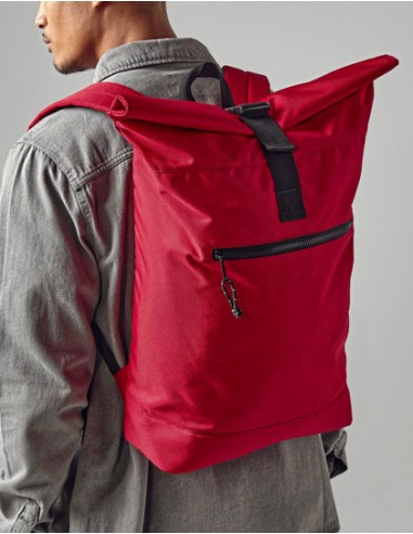 BAG-BG286-Recycled Roll-Top Backpack